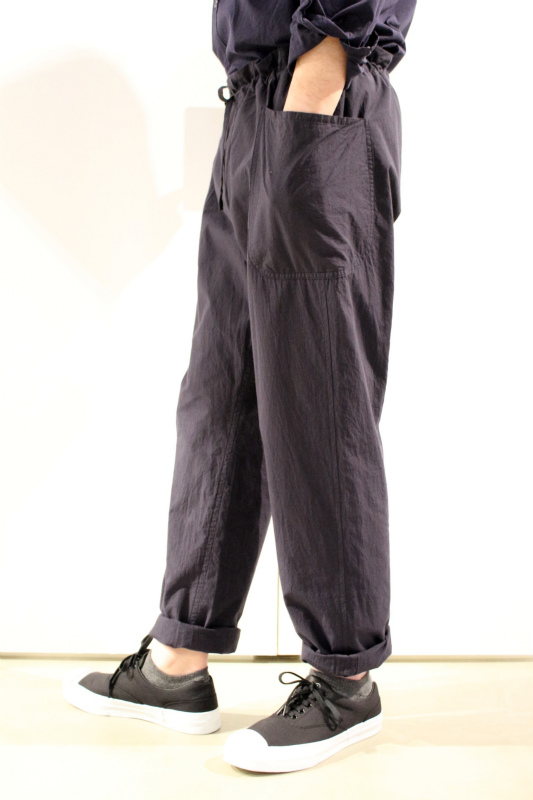 COMOLI / TYPEWRITER DROW STRING PANTS – MaW SAPPORO