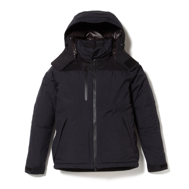 White Mountaineering / BLK GORE-TEX PACLITE NYLON TAFFEA