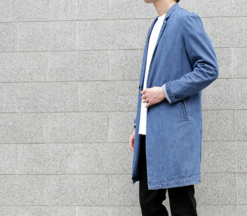 N.HOOLYWOOD / DENIM CHESTER FIELD COAT – MaW SAPPORO