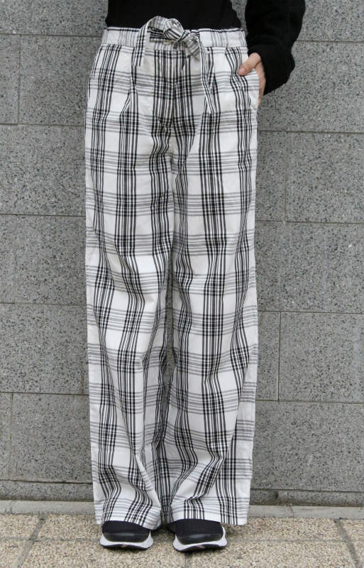 UNUSED / Check Pajama Pant – MaW SAPPORO