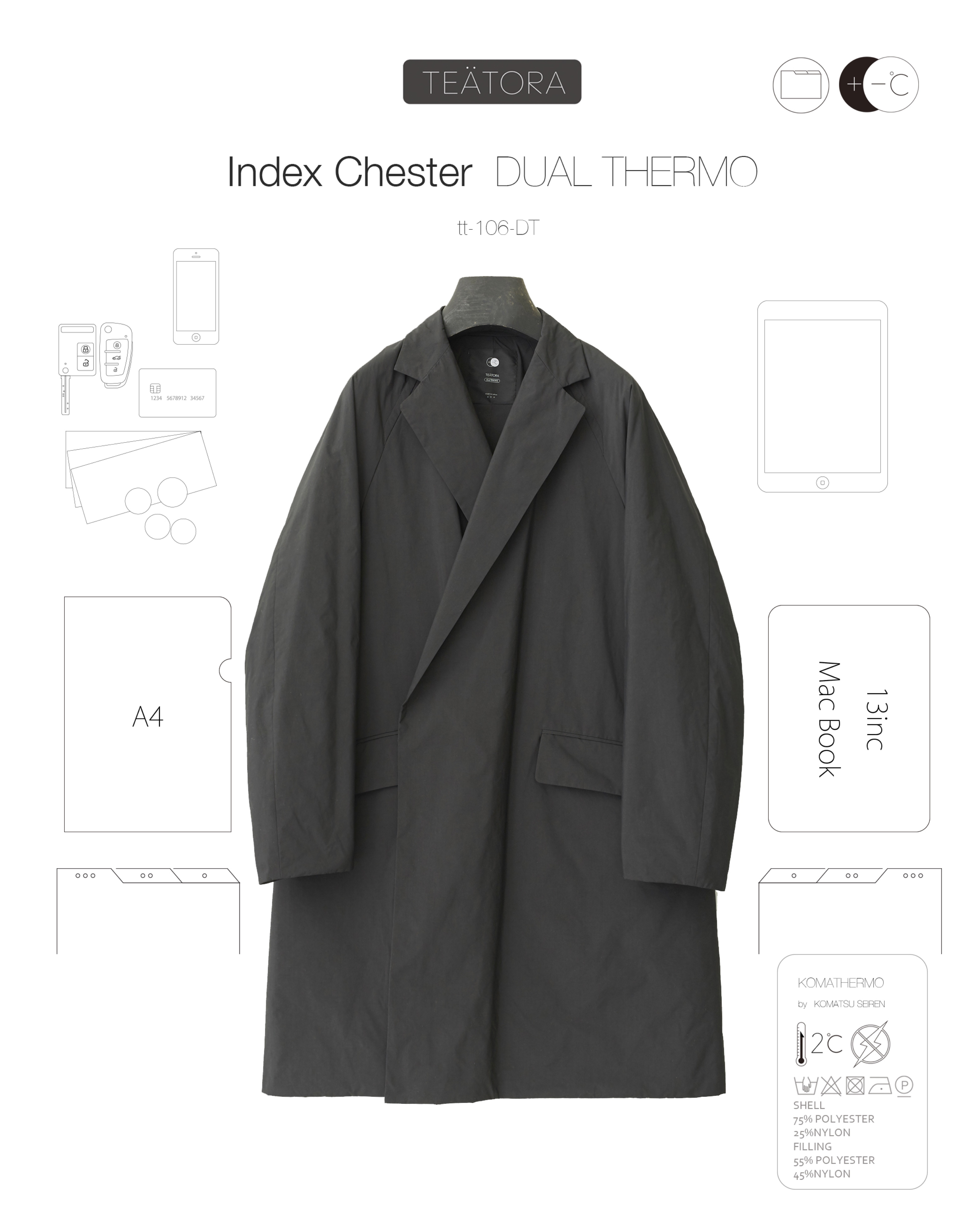 TEATORA Index Chester DUAL-THERMO