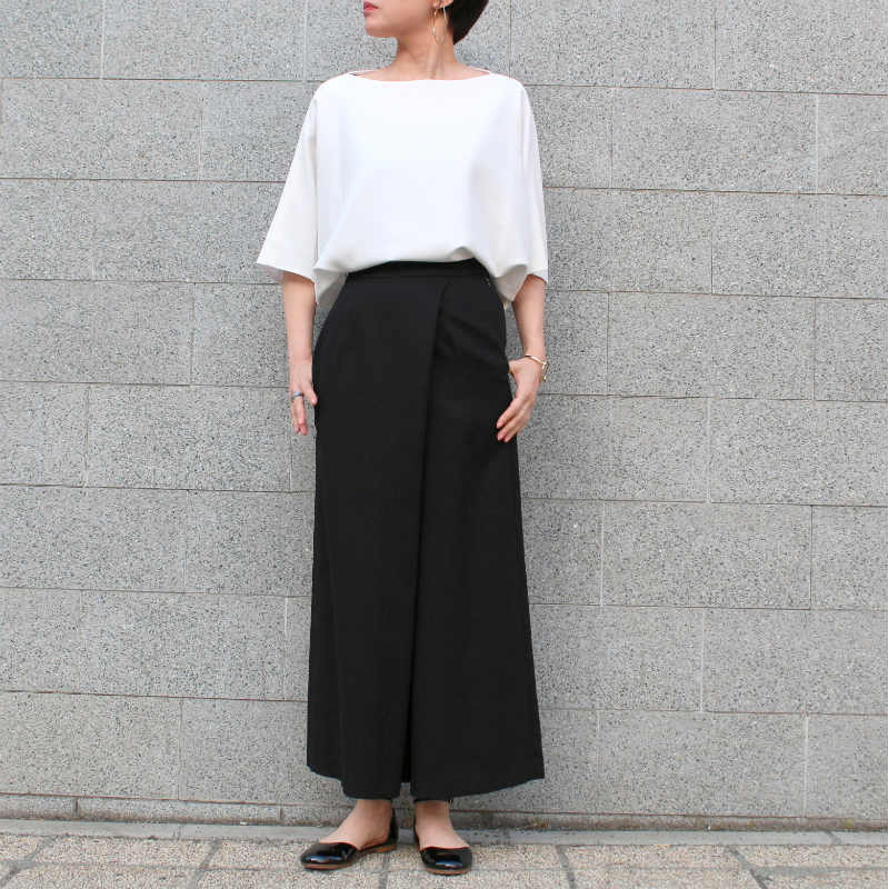 ENFOLD］Summer Cotton Wide Culotte Pants – MaW SAPPORO