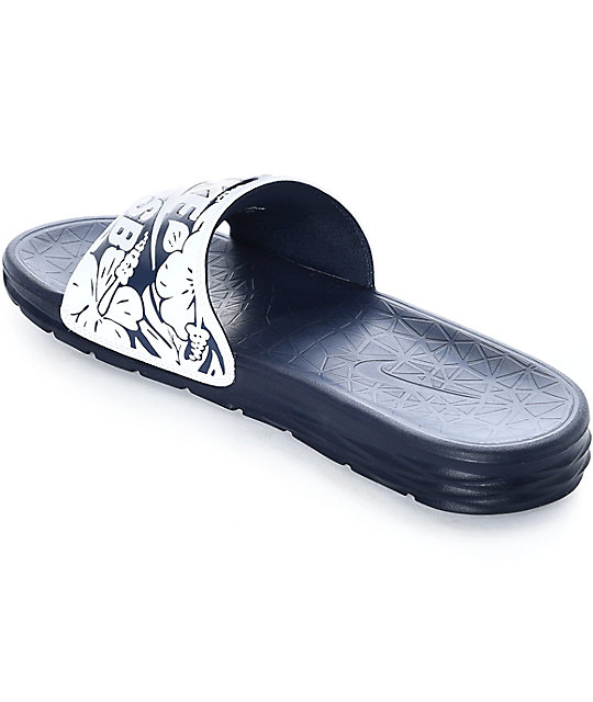 Nike-SB-Benassi-Solarsoft-Navy-&-White-Floral-Print-Sandals-_276179-back-US