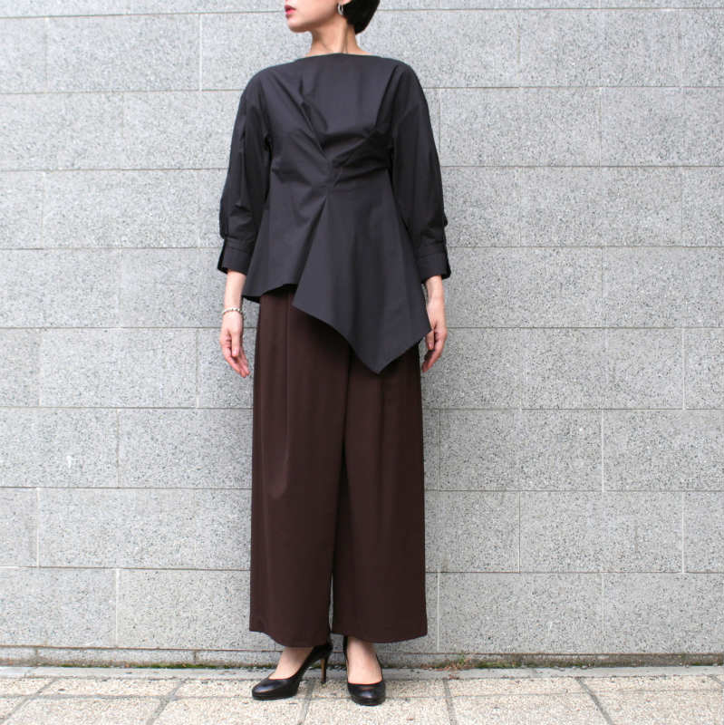 ENFOLD］CO Broad Tuck Blouse – MaW SAPPORO