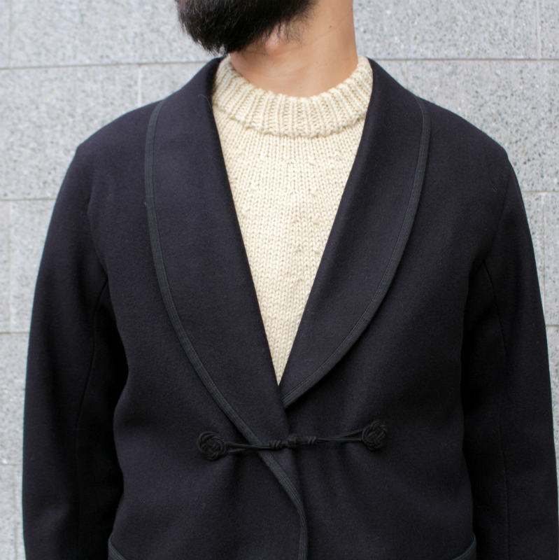 COMOLI] Wool Sateen Smooking Jacket – MaW SAPPORO