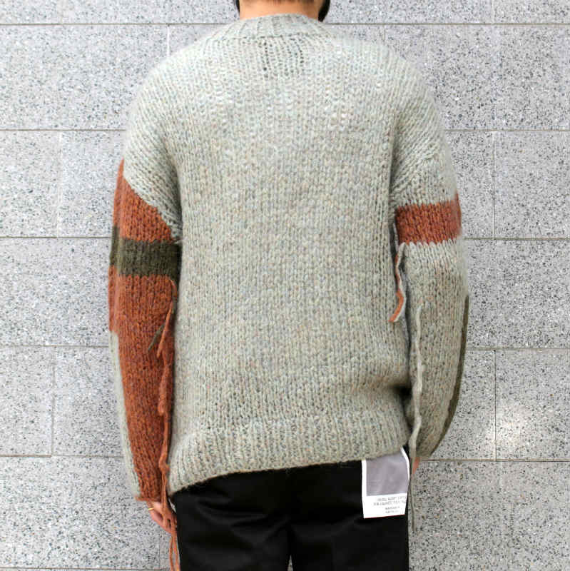 UNUSED US1321 HandKniting Sweater モヘア-