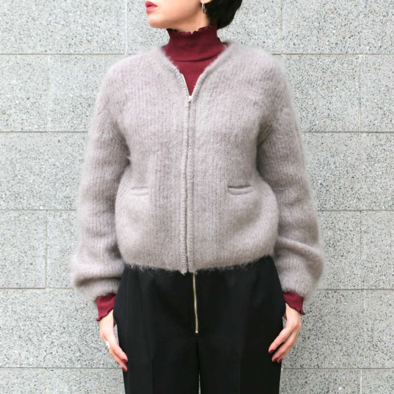 PHEENY］Mohair zip-up knit cardigan – MaW SAPPORO