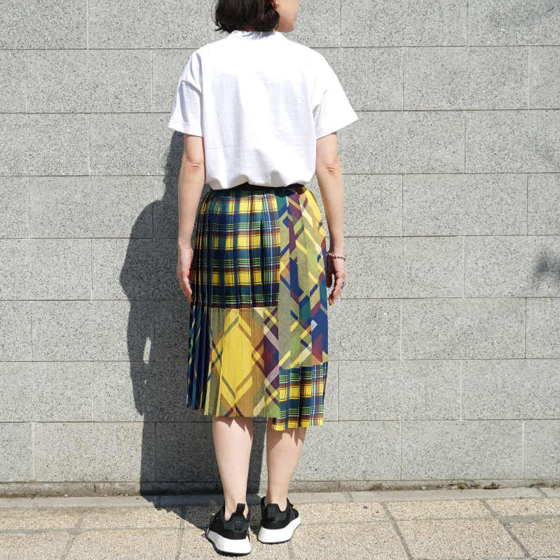 sacai］Plaid Mix Skirt – MaW SAPPORO