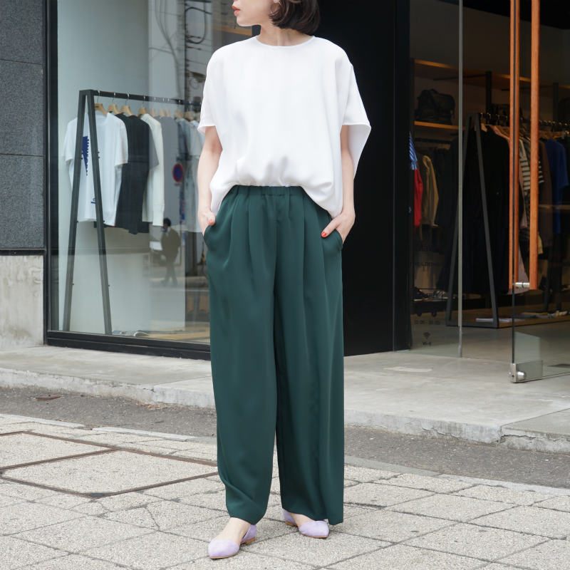 ENFOLD］PE Double-cross Relax Wide Pants – MaW SAPPORO