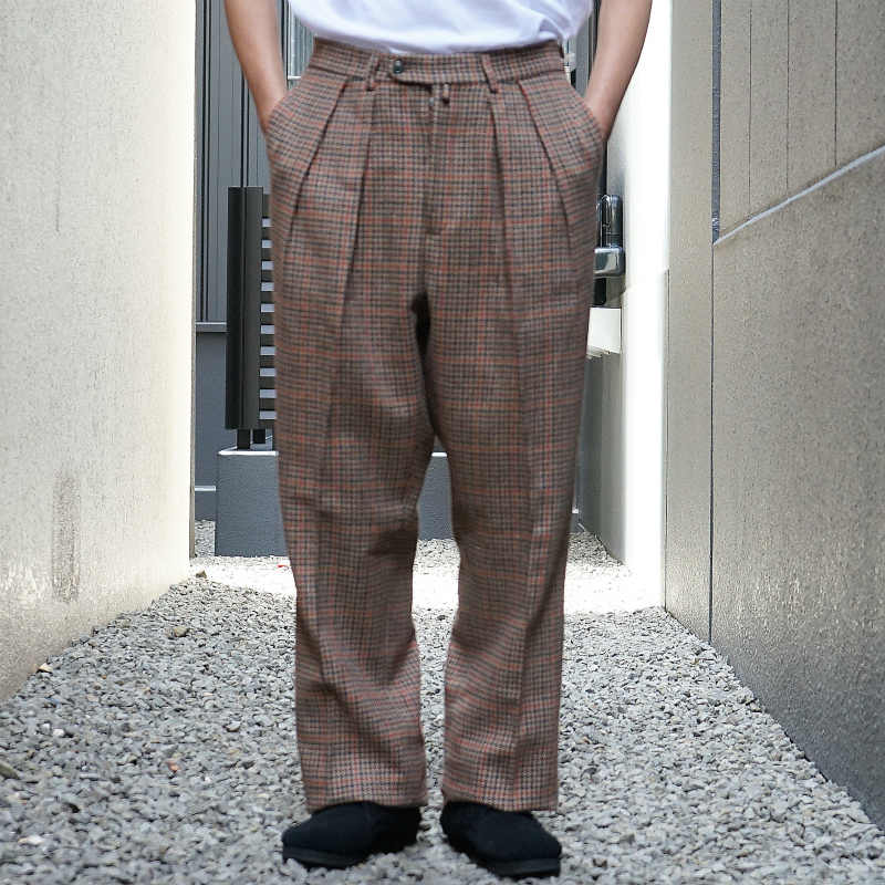 美品】NEAT GUN CLUB CHECK FLIGHT PANTS-