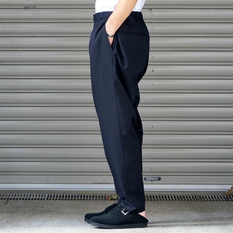 数量限定お得】 グラフペーパー SELVAGE WOOL COOK PANTS ブラック Fの