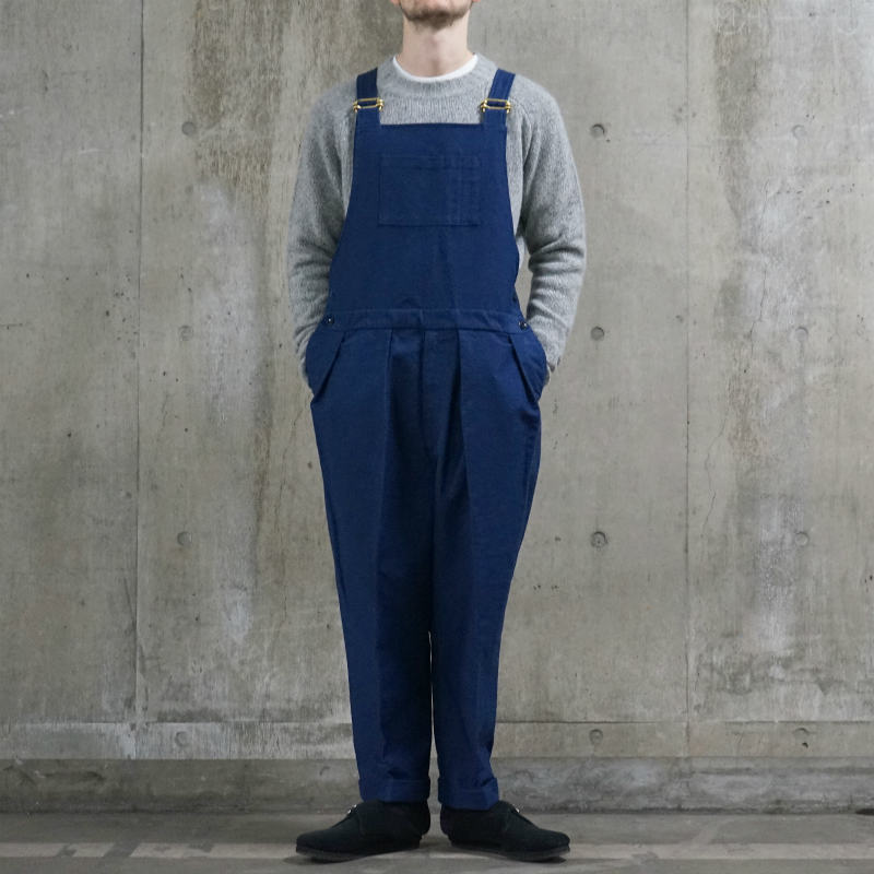 NEAT for MaW] Indigo Dyed Moleskin / ”TAPERED ” “OVERALL” – MaW SAPPORO