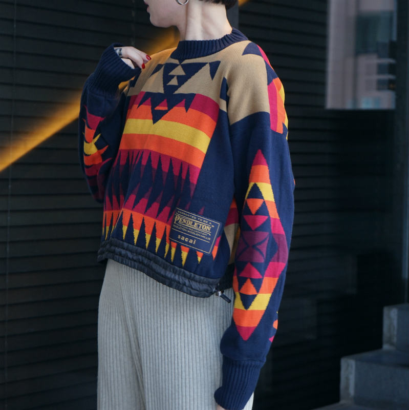 sacai］Pendleton Knit Sweater – MaW SAPPORO