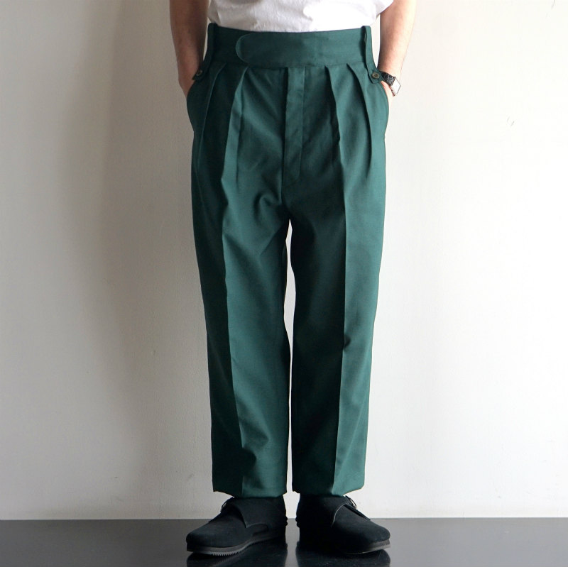 NEAT HOPSACK / BELTLESS ホップサックパンツ スラックス - www ...