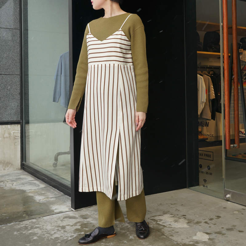 PHEENY］ Cotton cupro stripe camisole dress – MaW SAPPORO