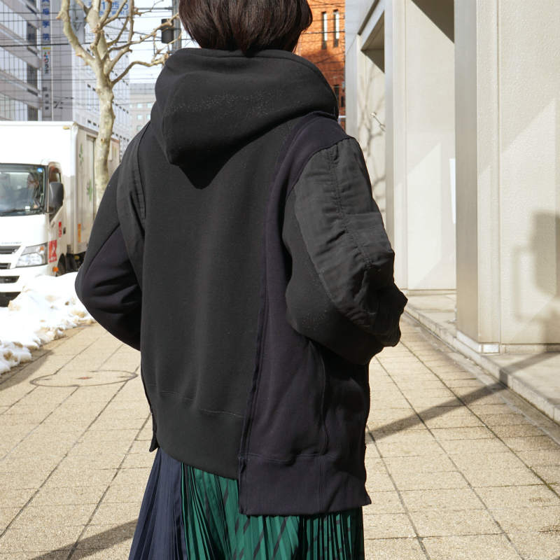 サカイ sacai 21AW Sponge Sweat Hoodie サイズ1 | gulatilaw.com