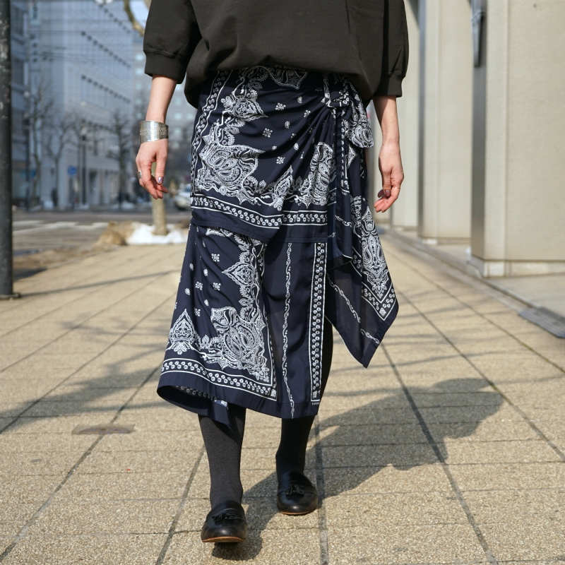 sacai］ Bandana Print Skirt. – MaW SAPPORO