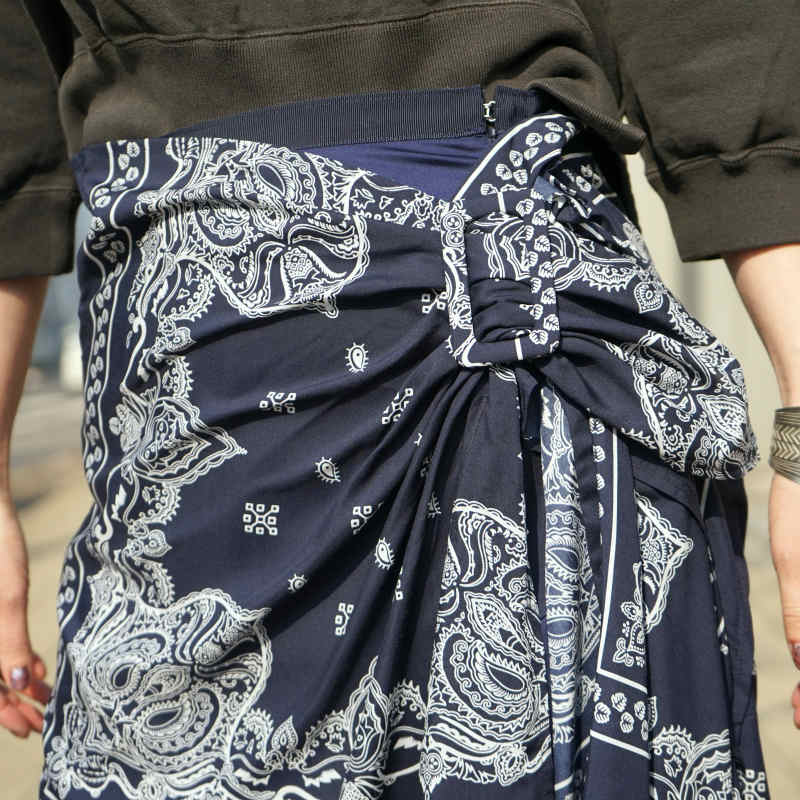 sacai］ Bandana Print Skirt. – MaW SAPPORO