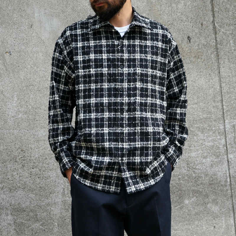 ALLEGE] Needle Punched Check Shirt – MaW SAPPORO