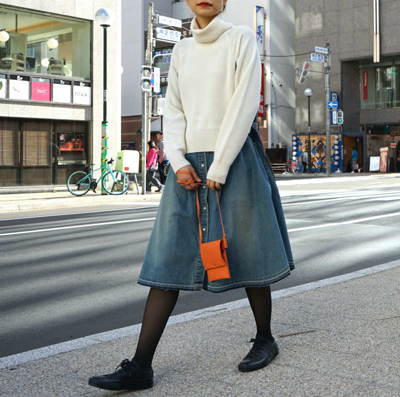 sacai] Wool Knit x Denim Dress – MaW SAPPORO