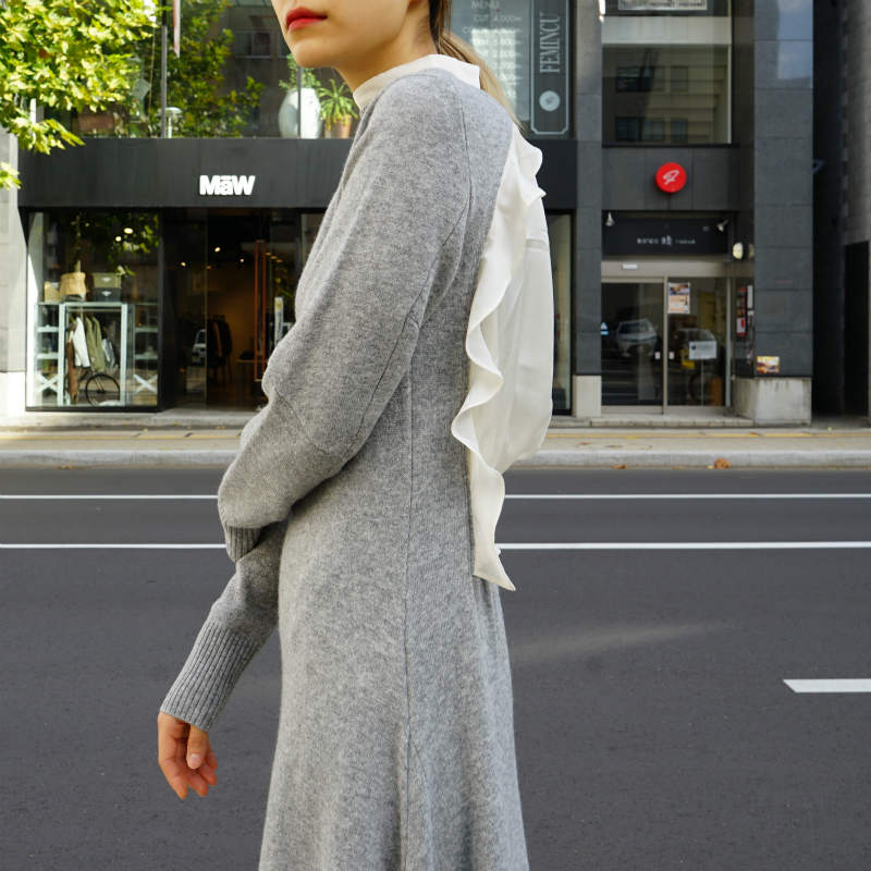 sacai] Wool Jersey Dress – MaW SAPPORO