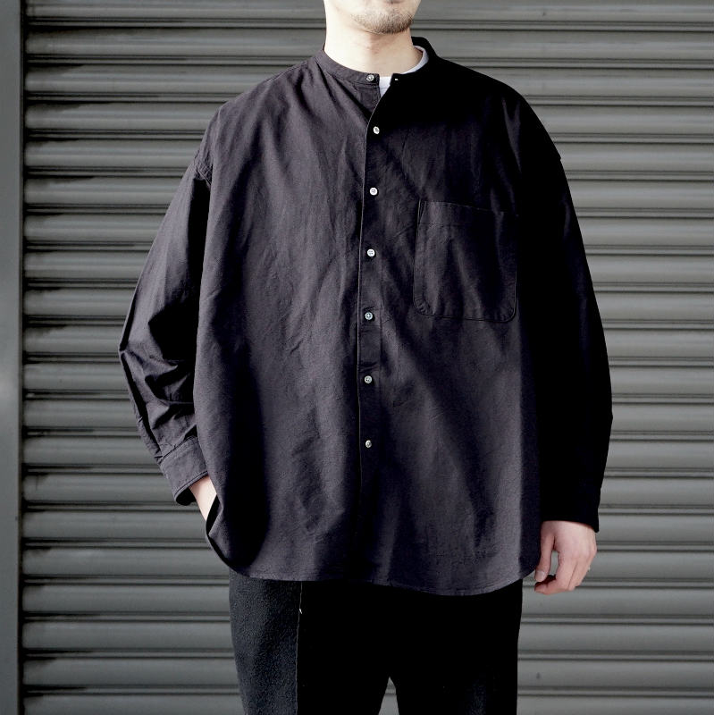 Graphpaper] Oxford Oversized Bandcollar Shirt – MaW SAPPORO