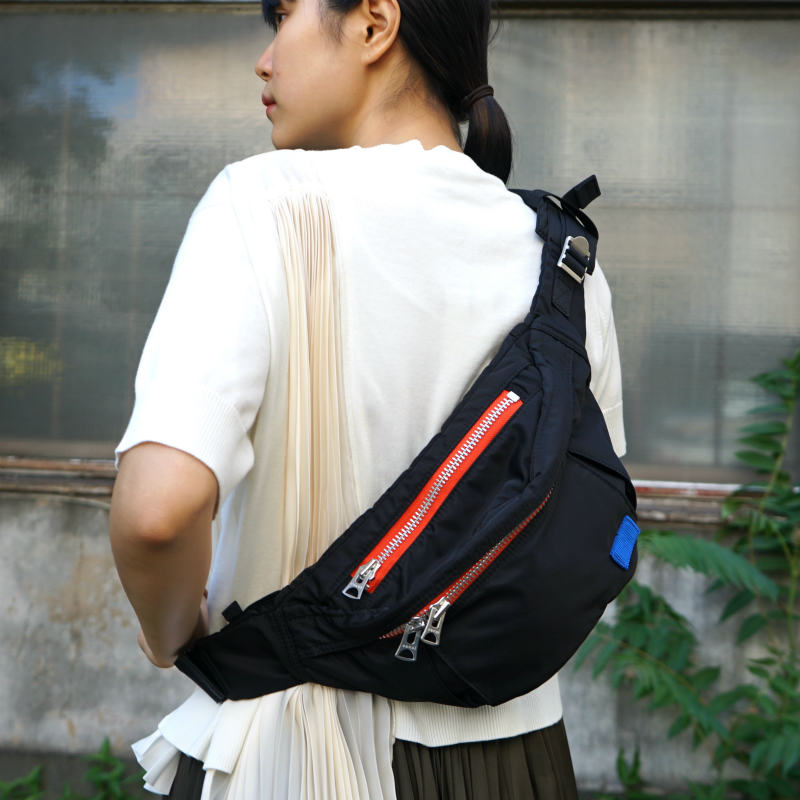 sacai porter waist bag 23ss サカイ ポーター バッグ-