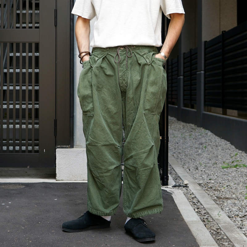 メンズ21AW HERILL DUCK SPLASH CARGO PANTS - pure-home.eu