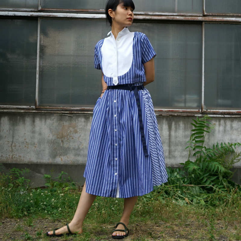 サカイ 20年製 COTTON POPLIN DRESS ワンピース ロング | tspea.org