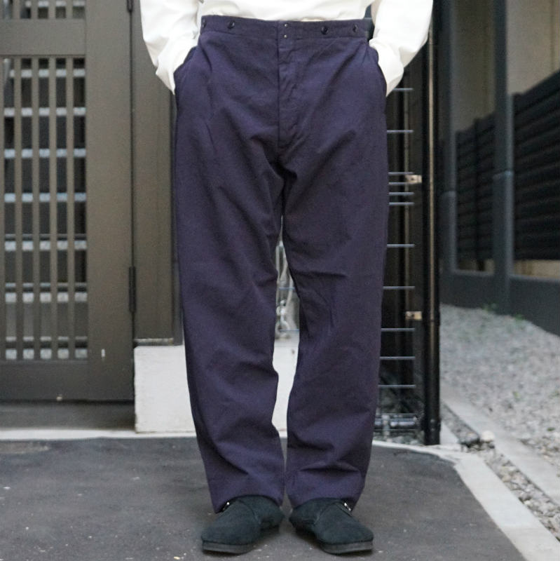 COMOLI / コモリ製品染 ベルテッドパンツ 22aw size2-