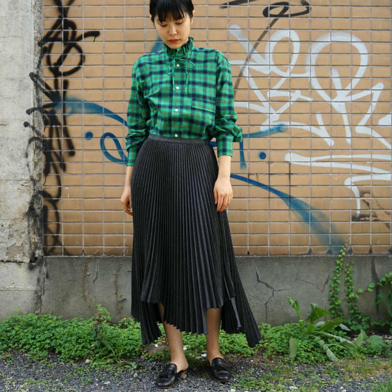 PLAN C] PLEATED LONG SKIRT – MaW SAPPORO