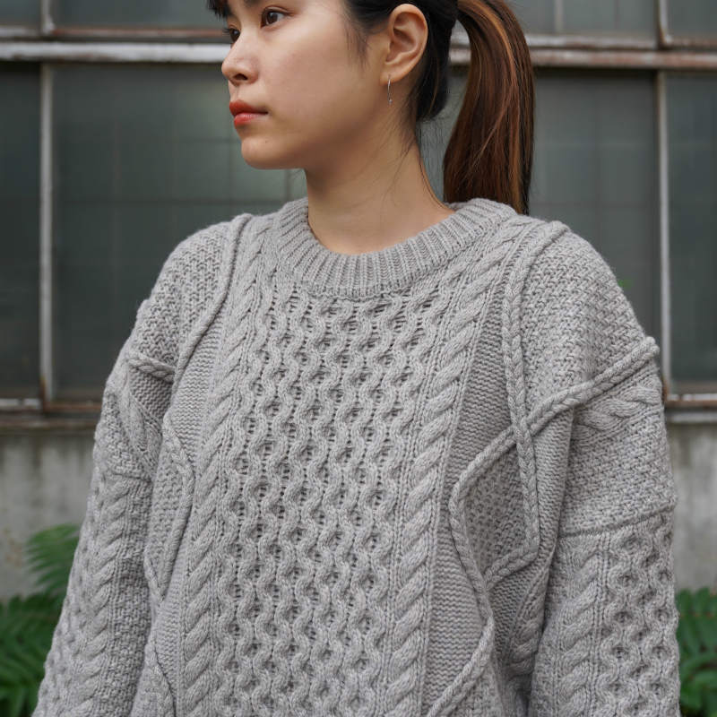 CLANE] 3D CABLE KNIT TOPS – MaW SAPPORO
