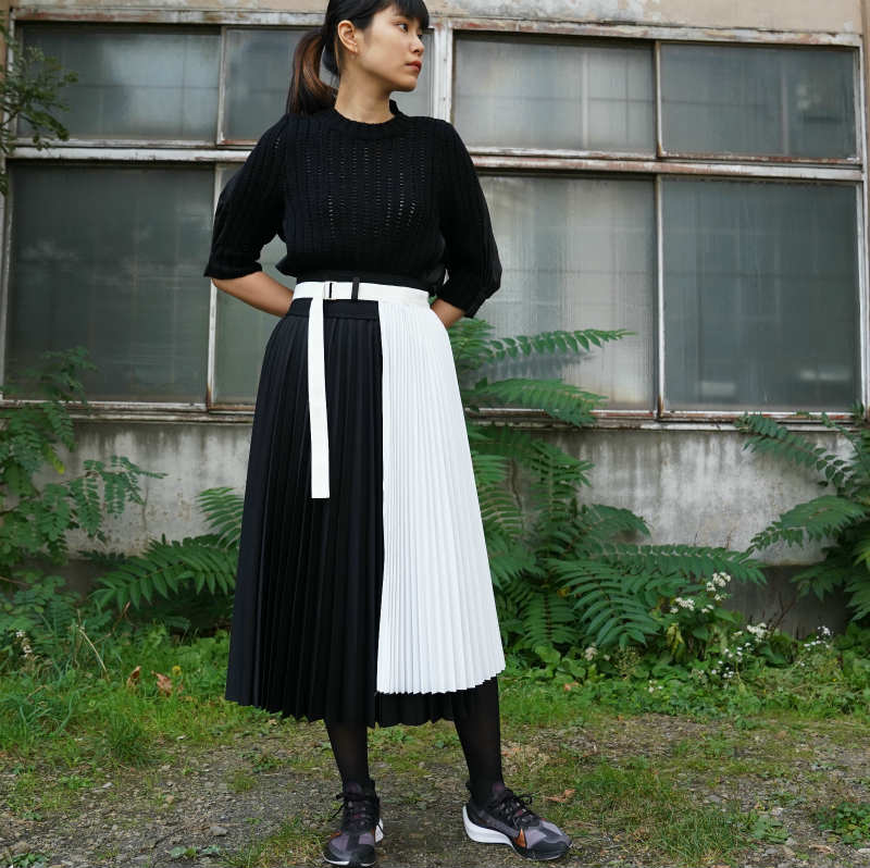 sacai】 Suiting Skirt-www.connectedremag.com