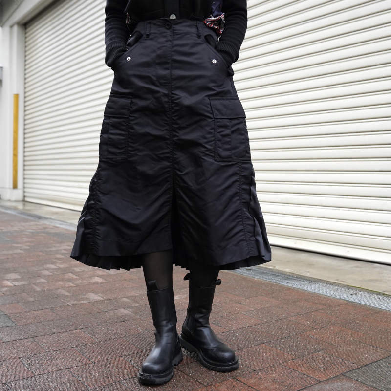 sacai ナイロンスカート　Nylon Twill Skirt  サカイ