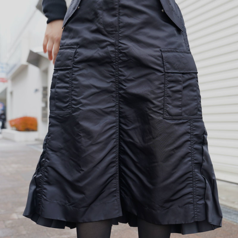 sacai] Nylon Twill Skirt – MaW SAPPORO