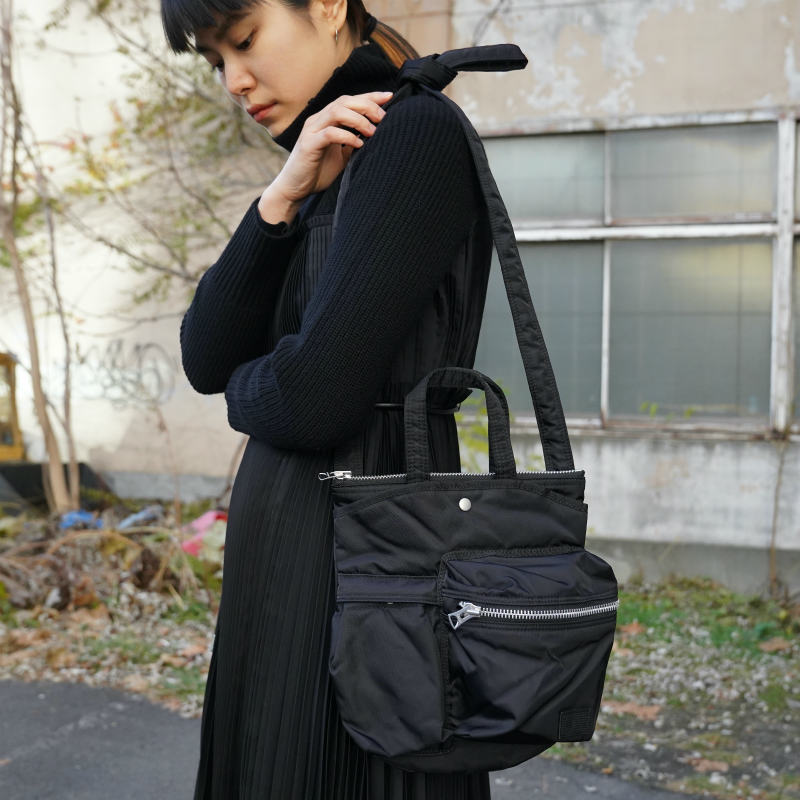 ポーターsacai x PORTER / Pocket Bag Large 黒