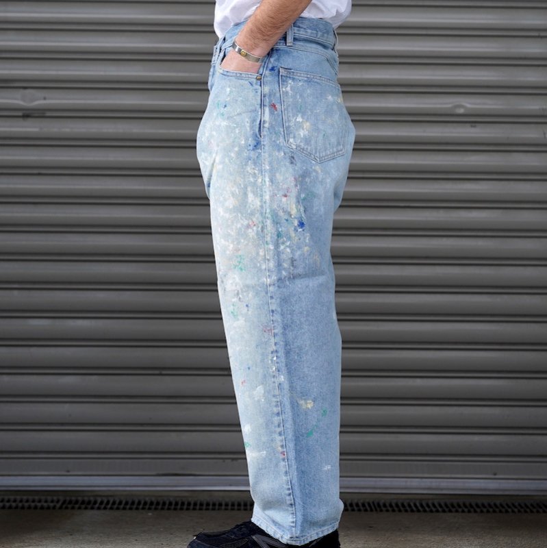 HERILL ヘリル 22ss HL Denim Splash Tuck | gulatilaw.com