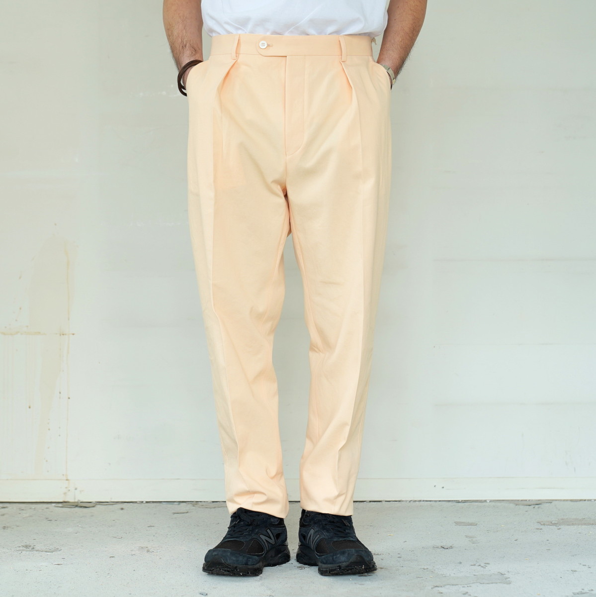 NEAT loose chino サーモンピンク　46 21ss