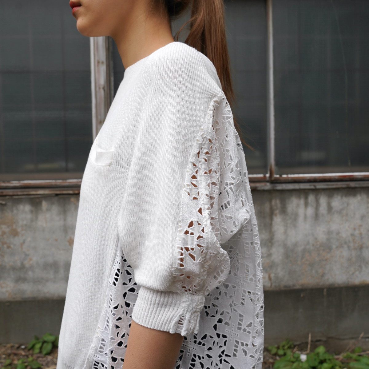 sacai] Embroidery Lace Knit Pullover – MaW SAPPORO