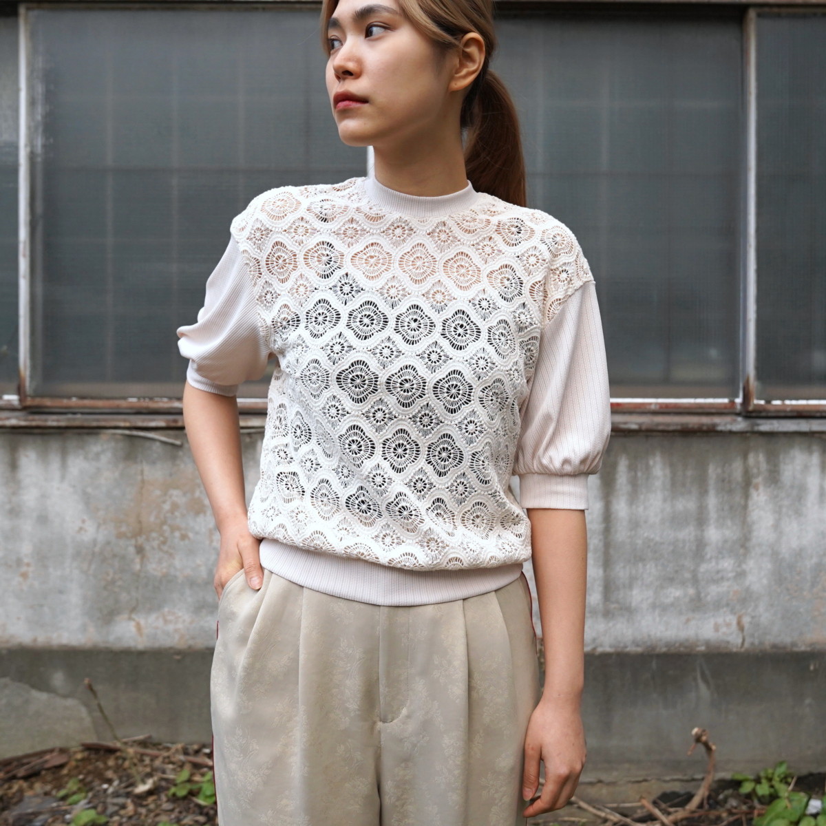 CLANE] COMPACT VINTAGE LACE TOPS – MaW SAPPORO