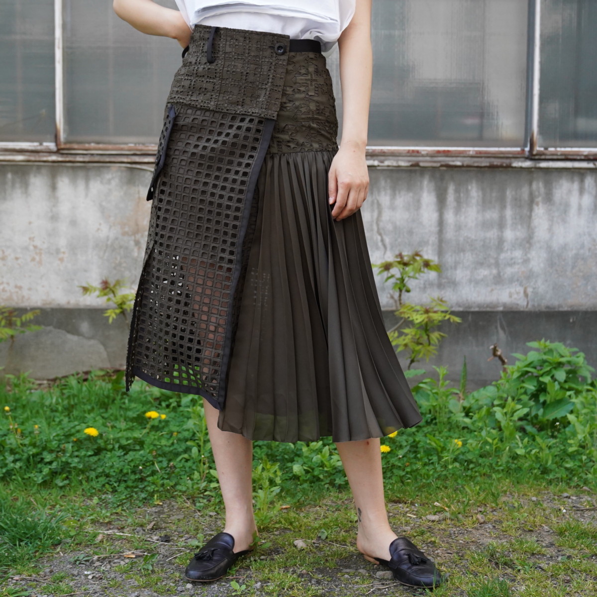 sacai] Embroidery Lace Skirt – MaW SAPPORO