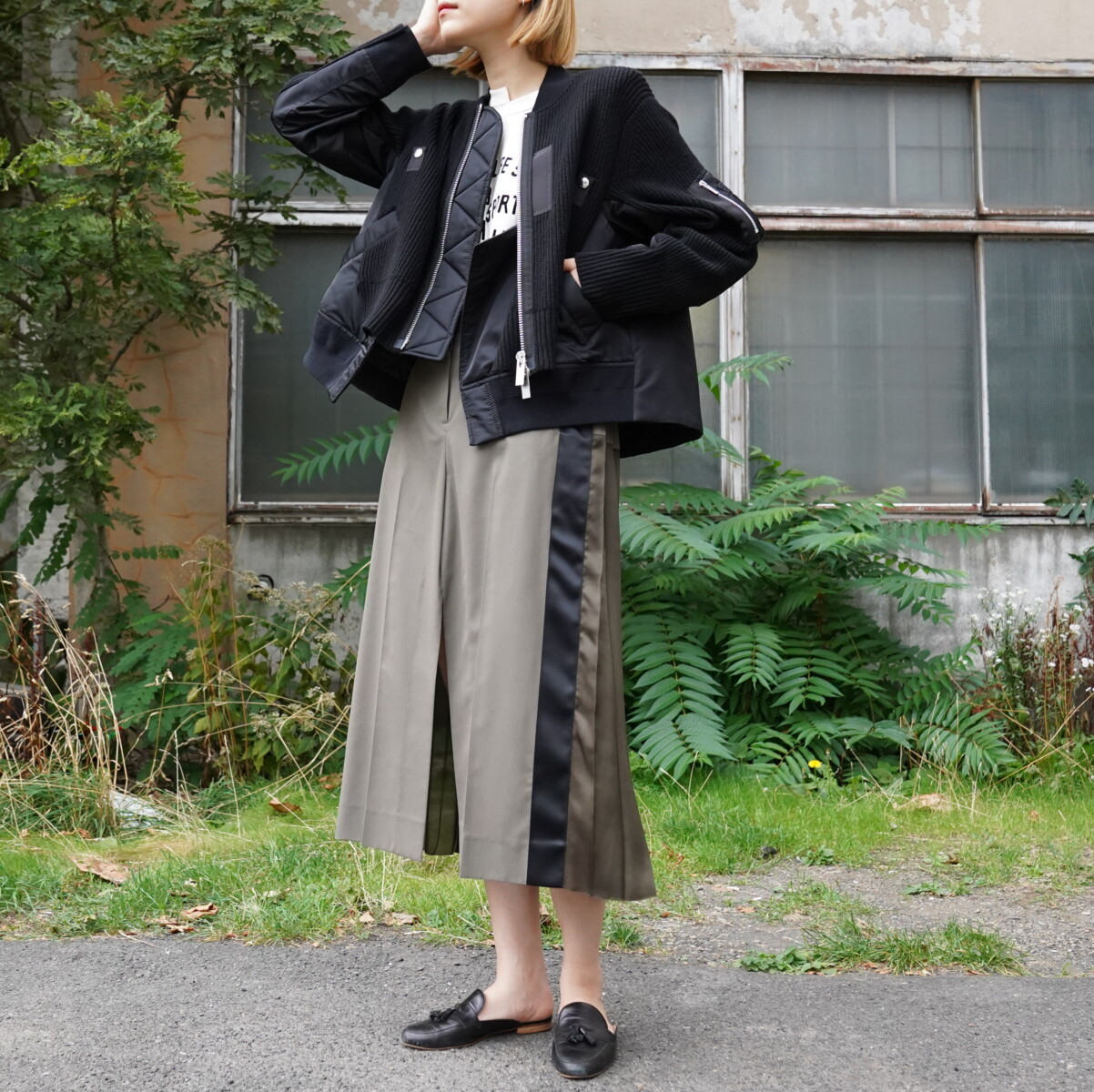 sacai Nylon Twill Mix Blouson サイズ1 | angeloawards.com