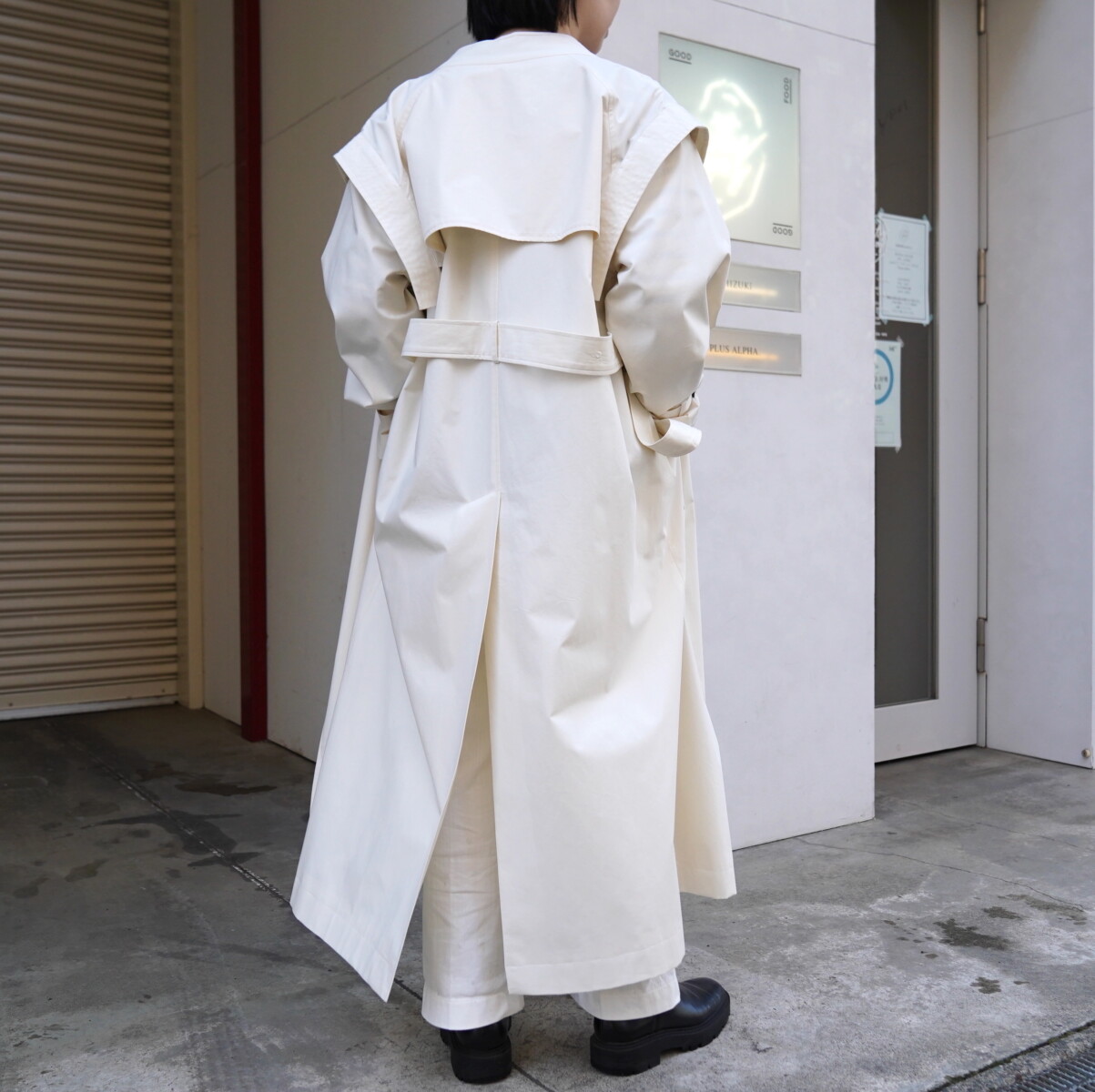 CLANE] 2WAY SQUARE SLEEVE TRENCH COAT – MaW SAPPORO